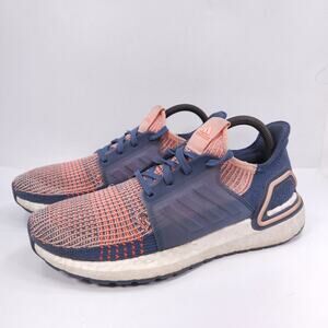 Adidas Ultraboost 19 Lace Up Athletic Training Shoe Womens Size 8 G54013 Blue